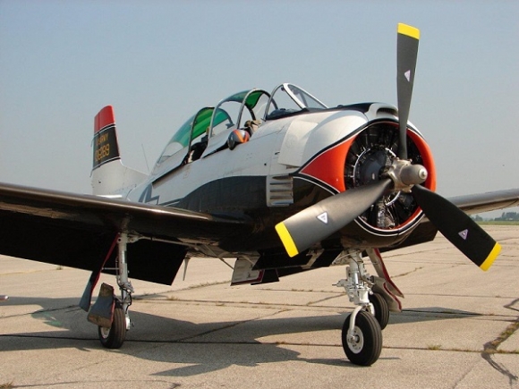 North-American-Aviation-T-28B-Trojan-Aircraft